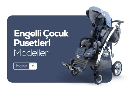 Engelli Çocuk Puseti Full Aksesuarlı